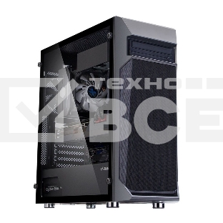 Компьютерный корпус ZALMAN Z1 PLUS, ATX, BLACK, WINDOW, 1x5.25