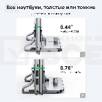Подставка для ноутбука Universal Vertical Aluminum Laptop Stand UGREEN LP258-20471 Silver (20471), фото7