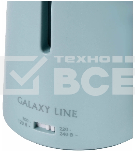 Отпариватель Galaxy Line GL 6196, синий, ручной, 700 Вт, контейнер для воды 150 мл