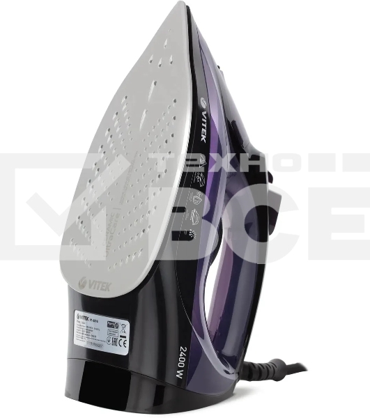 Утюг Vitek VT-8316 черный/фиолетовый