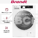 Стирально-сушильная машина BRANDT WD184QWE белый, загрузка фронтальная 8 кг, 1400 об/мин., класс: В, фото3