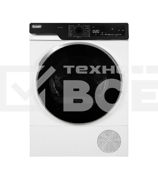 Сушильная машина Delonghi DTD 795 H FABIO белый, 7 кг, сушка - конденсационная, программ - 15, 59.6 x 84.5 x 49.9 см