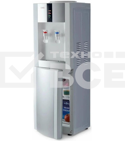 Кулер AEL LD-AEL-47c напольный электронный голубой/серебристый
