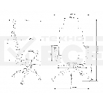 Кресло руководителя Cactus CS-LBK-BARSELONA кожа, крестов. алюминий, фото10