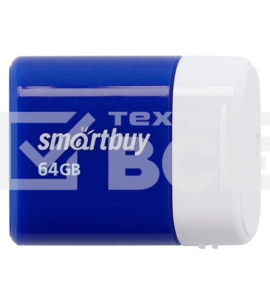 Флешка USB SmartBuy 64 Gb,LARA Blue (SB64 GbLARA-B)