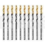 Сверло по металлу Denzel 4,2 мм, HSS-Tin, Golden Tip, 10 шт., фото 1