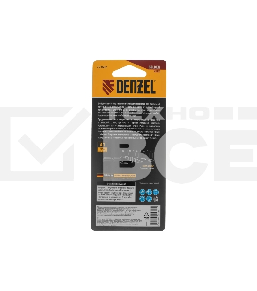 Сверло ступенчатое Denzel 4-5-6-7-8-9-10-11-12 мм, Р6М5, 6-гр. хвостовик 723602