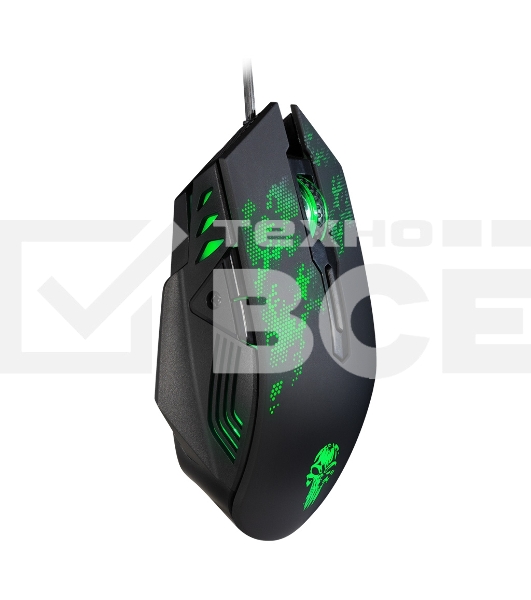 Мышь проводная игровая Smartbuy (SBM-744G-K) RUSH черная