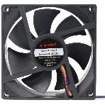 Вентилятор для корпуса Gembird 92x92x25, гидродинамический, 4 pin, провод 30 см (D9225HM-4), фото 1