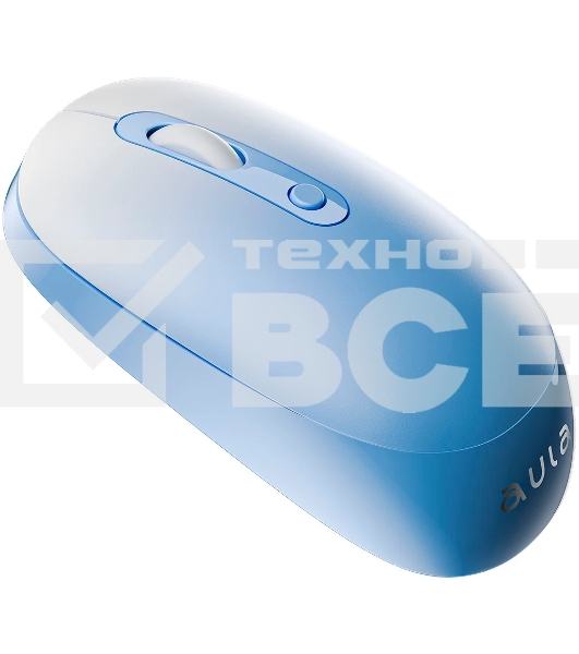 Мышь беспроводная AULA AM207 Blue