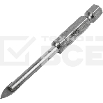 Сверло по керамической плитке и стеклу Matrix, 5 мм, 6-гр хвостовик, фото 1