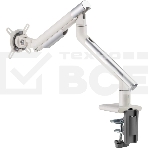 Кронштейн для мониторов Ultramounts UM713W белый 17'-32' макс.9кг крепление к столешнице поворот и наклон, фото7