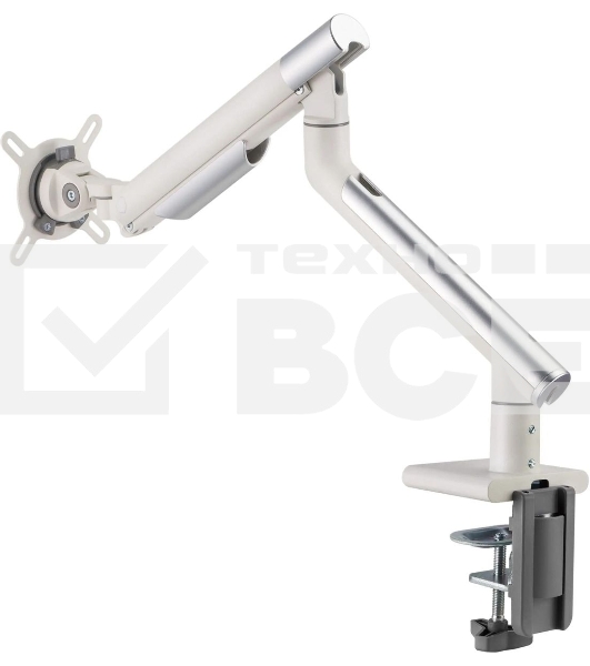 Кронштейн для мониторов Ultramounts UM713W белый 17'-32' макс.9кг крепление к столешнице поворот и наклон