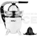 Соковыжималка цитрусовая Kitfort КТ-1168 100Вт рез.сок.:250мл. белый/черный, фото 1