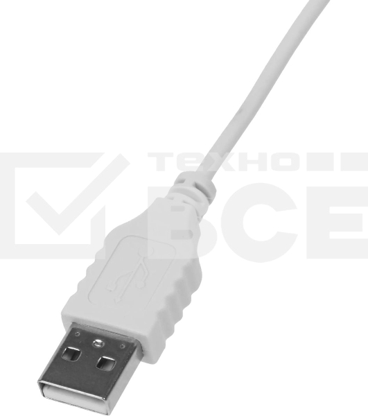 Мышь проводная Logitech B100 белый, 1000 dpi, USB, кнопки - 3