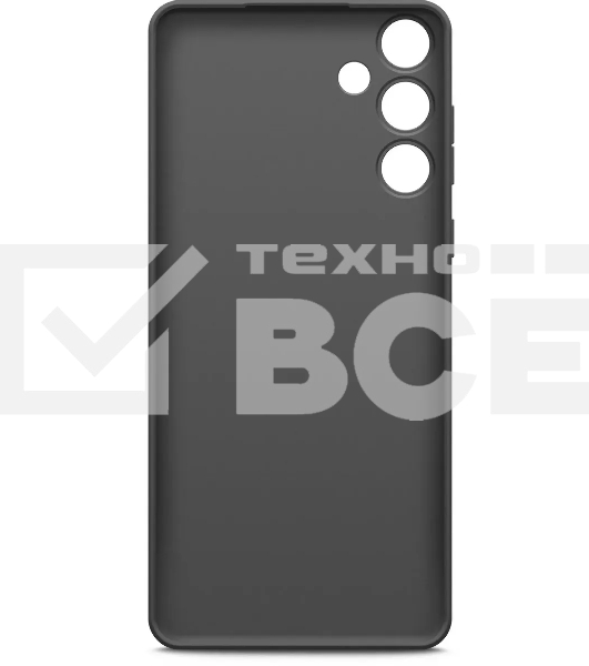 Чехол (клип-кейс) BoraSCO для Samsung Galaxy A15 Silicone Case черный (72783)