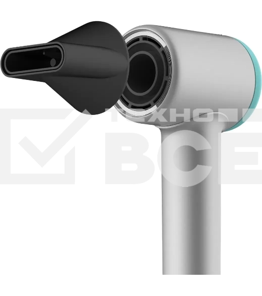 Фен Deerma DEM-CF51W серый, 1400 Вт, компактный, ионизация