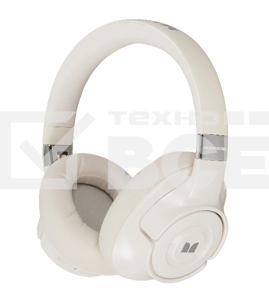 Беспроводные наушники MONSTER Persona SE ANC бежевый, полноразмерные, Bluetooth, активное шумоподавление, до 70 ч