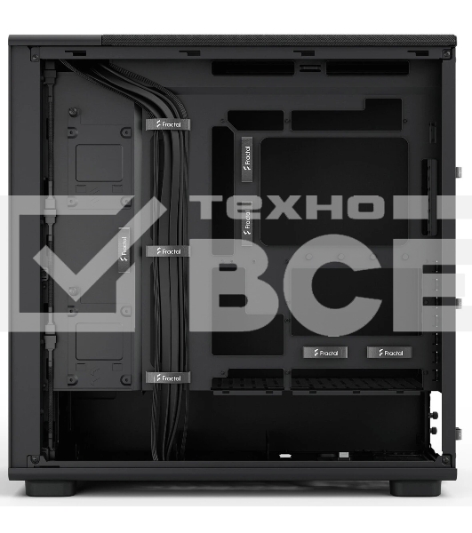 Корпус Fractal Design Epoch XL Black Solid, Full-Tower, чёрный, 3 x 140 мм
