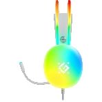 Гарнитура Defender Ignis белый, проводная, подсветка, фото3