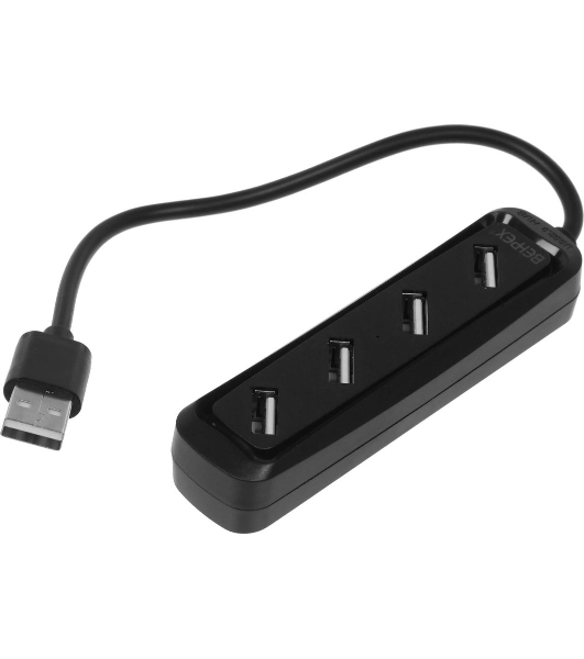 USB-концентратор Behpex BPH-1729, USB 2.0, USB 4 порта, USB