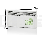 Конвектор ENSTO FinnHeat EPHBM07PR белый, 750 Вт, 12 м2, термостат, фото3