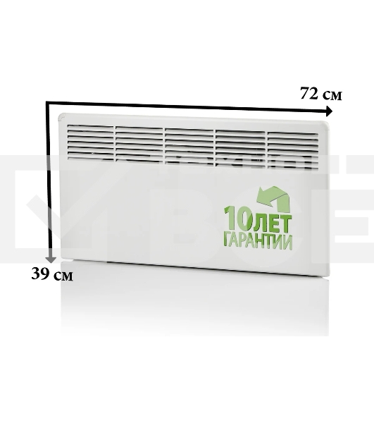 Конвектор ENSTO FinnHeat EPHBM07PR белый, 750 Вт, 12 м2, термостат