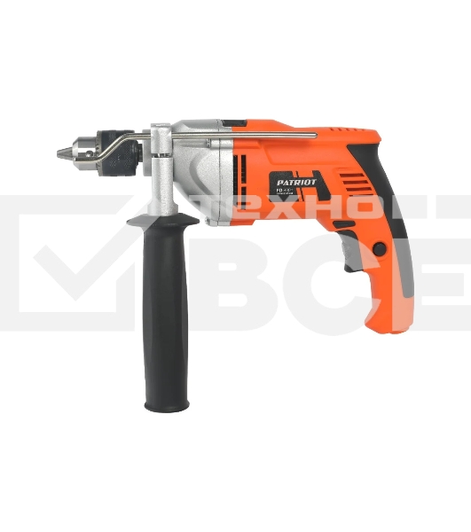Дрель электрическая ударная PATRIOT FD800h 120301460 {Эл. дрель, с ударом, мощность 790Вт, макс.диаметр 13мм, глубиномер + дополнительная ручка}