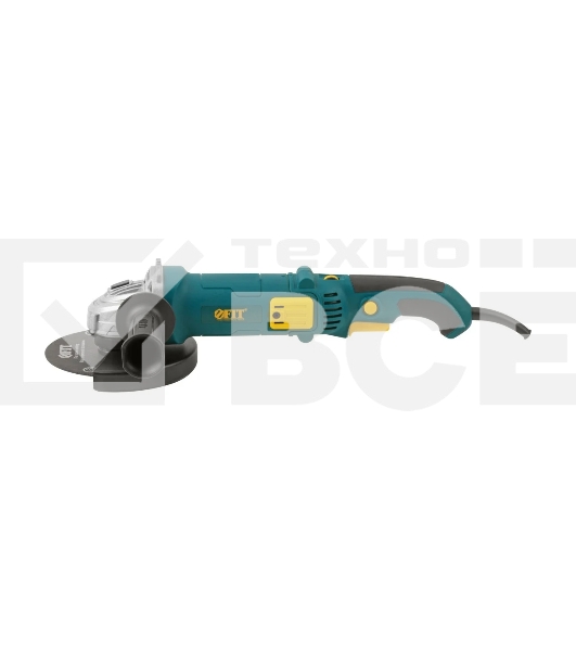Углошлифовальная машина FIT AG-150/1400, 1400 Вт, 0-10000 об/мин, КлК 150 мм, 2,5 кг, армир.ротор, б/с щеток, коробка