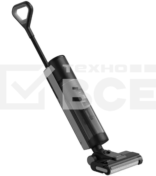 Пылесос вертикальный моющий Dreame Wet and Dry Vacuum H12S чёрный, питание от аккумулятора, 300 Вт, уборка влажная/сухая, пылесборник 0.7 л, работа от АКБ max 35 мин