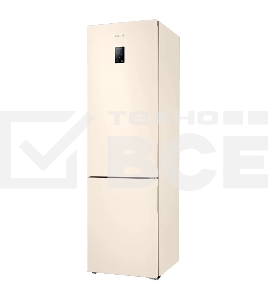 Холодильник Samsung RB37A5271EL/WT, бежевый двухкамерный 269/98л морозилка снизу, No Frost