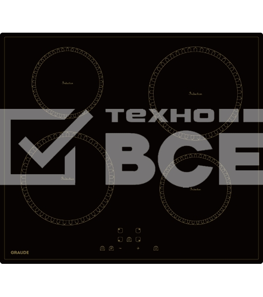 Индукционная варочная панель Graude IK 60.1 KS черный