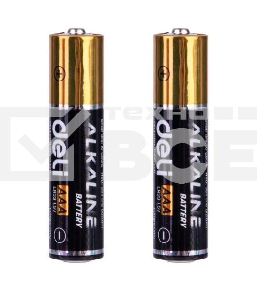 Батарейки Deli E18504 AAA LR03 1.5V (2 шт) 