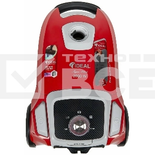 Пылесос IDEAL VC-2000 красный, 450/2000 Вт, уборка сухая, пылесборник мешок 2.3 л