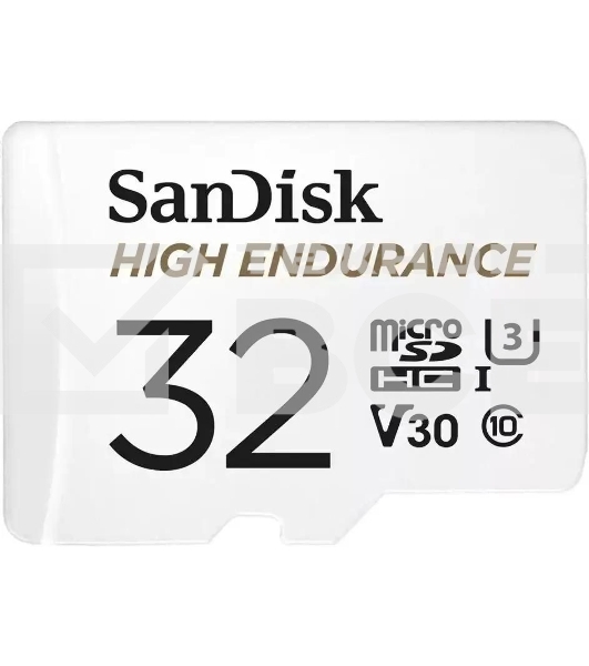 Флеш карта microSD 32GB SanDisk microSDHC Class 10 UHS-I U3 V30 High Endurance Video Monitoring Card
