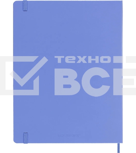 Блокнот Moleskine CLASSIC QP092B42 XLarge 190х250мм, 192 страниц, нелинованный, твердая обложка, голубая гортензия