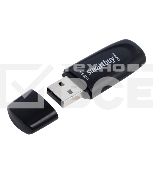 Флешка USB 2.0 Smartbuy 128Gb, Scout черный