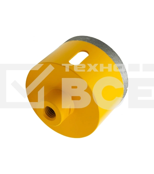 Сверло алмазное по керамограниту Denzel 82мм мокрое резание, М14 72696