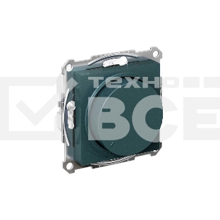 Светорегулятор (диммер) AtlasDesign повор-нажим, LED, RC, 400 Вт, мех., изумруд