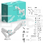 Кронштейн ONKRON G160 для монитора 13'-32' настольный, белый, фото5