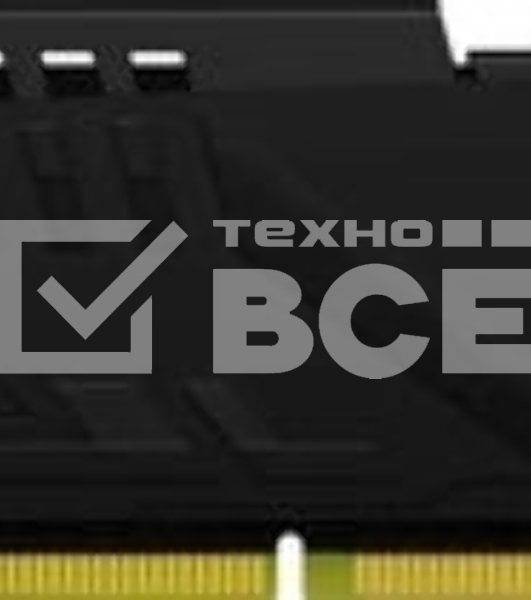 Оперативная память Kingston Fury Beast Black, DDR5, 32GB (1x32GB), 5600 MHz, CL36, с радиатором, чёрный