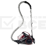 Пылесос Domfy DSC-VC704 черный/красный, 400/2400 Вт, уборка сухая, пылесборник контейнер 3 л, фото3