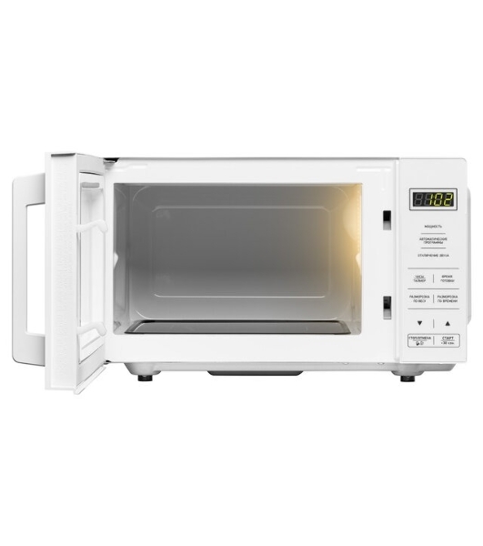 Микроволновая печь BBK 20MWS-751S/W белый, 20 л, 700 Вт, переключатели - сенсор