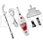 Пылесос вертикальный Domfy DSC-VC301 белый/красный, питание от сети, 120 Вт, уборка сухая, пылесборник 1.2 л, фото2