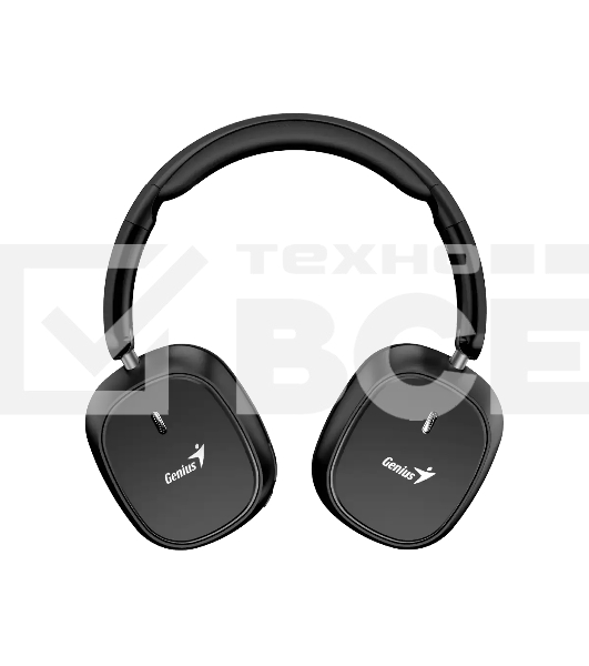 Беспроводные/проводные наушники Genius HS-820BT черный, полноразмерные, Bluetooth + проводной, складная конструкция, до 15 ч