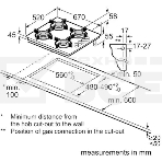 Газовая варочная панель Bosch POP7C2P30O белый, фото2