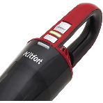 Пылесос ручной Kitfort КТ-537-2 черный/красный, 35/75 Вт, уборка сбор жидкости/сухая, пылесборник контейнер 0,4 л, фото3