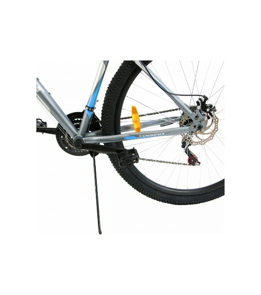 Велосипед Torrent Impulse (рама СТАЛЬ 18'', внедорожный, 21 скорость, SHIMANO, колеса 29д)29'' / 18'' сталь/ Серо-голубой