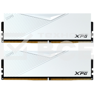 Оперативная память XPG Lancer, DDR5, 64GB (2x32GB), 6400MHz, CL32, с радиаторами, белый