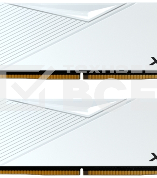Оперативная память XPG Lancer, DDR5, 64GB (2x32GB), 6400MHz, CL32, с радиаторами, белый